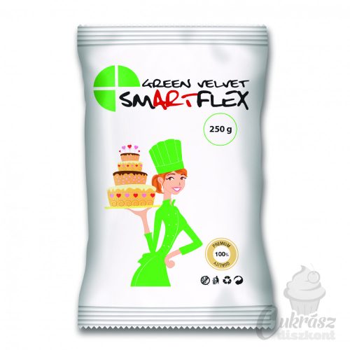Smartflex Velvet tortaburkoló 250g zöld