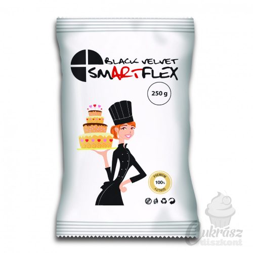 Smartflex Velvet tortaburkoló 250g fekete