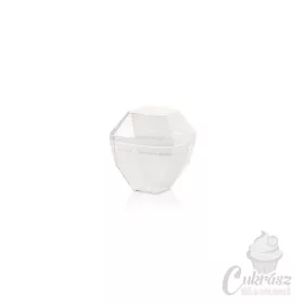 Desszertpohár 180 ml átlátszó + tető 20db-os