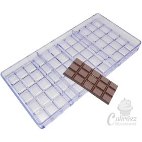 VZ csokiforma müa. táblás 27,5*14cm