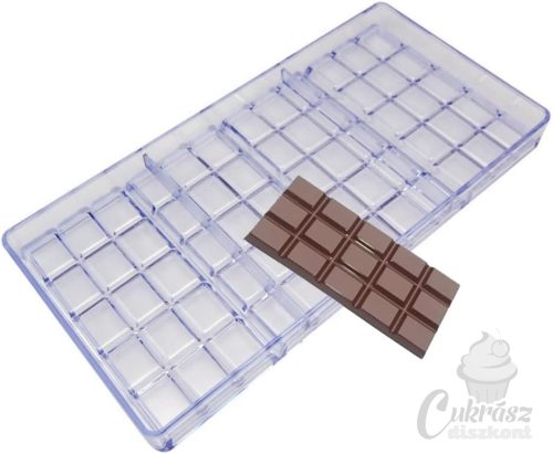 VZ csokiforma müa. táblás 27,5*14cm