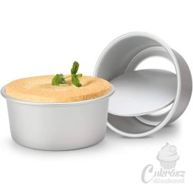 VZ sütőforma kerek kivehető alj 10cm alu