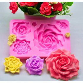 VZ szilikon forma nagy rózsák