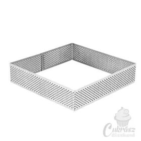 VZ perforált sütőkeret négyzet 1db 10*10cm