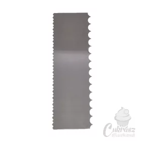 VZ tortasimító fém 2 oldalú hullám 22,5cm
