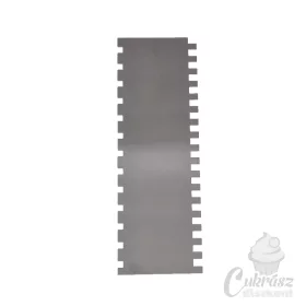 VZ tortasimító fém 2 oldalú szögletes 22,5cm