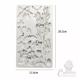 VZ szilikon forma téli levelek