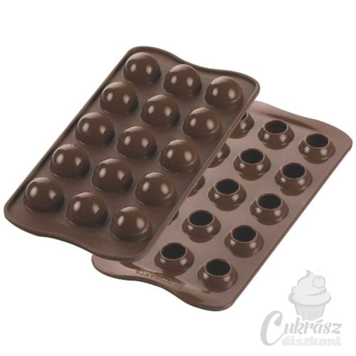 VZ szilikon csokiforma gömb 15 üreges