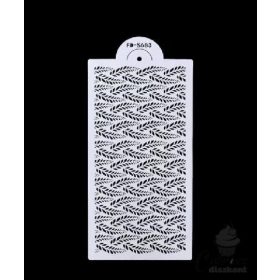 VZ stencil búzavirág 39*15cm