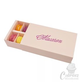 VZ macaron doboz 12 üreg barack 10db