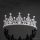 VZ tortadísz tiara ezüst 16*5,5cm