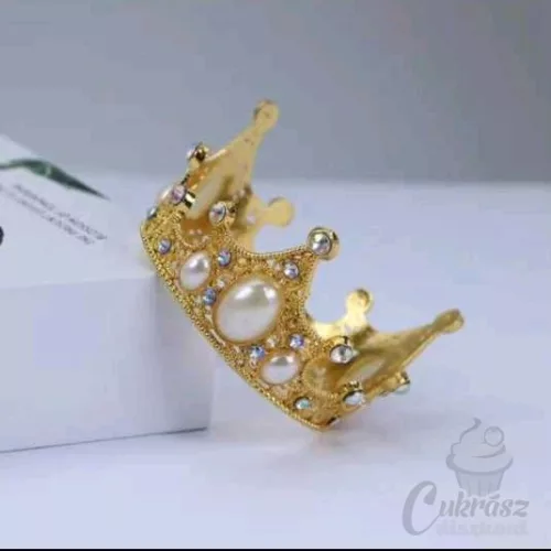 VZ tortadísz korona kicsi 6,5*4cm