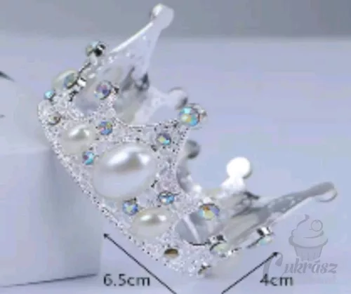 VZ tortadísz korona kicsi 6,5*4cm