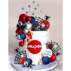 VZ tortadísz szett pókos 37db