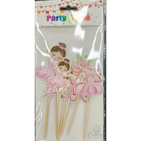 VZ tortadísz beszúró balerina 7db-os