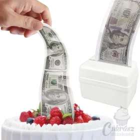 VZ pénzes doboz tortába 20 bankjegyhez