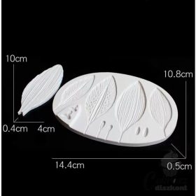 VZ szilikon forma levelek erezővel