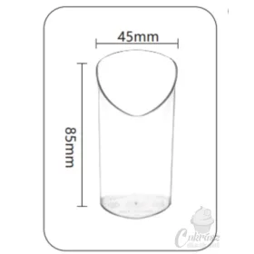 VZ desszertpohár 80ml henger 10db