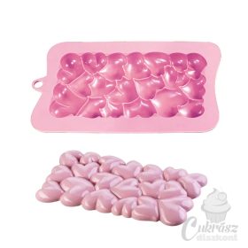 VZ szilikon csokiforma tábla szívözön