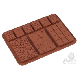 VZ szilikon csokiforma 3+6 tábla