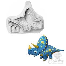 VZ szilikon forma triceratops