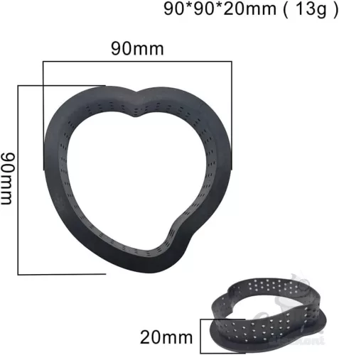 VZ müa. tart 6db-os szív 8*9,3*2cm