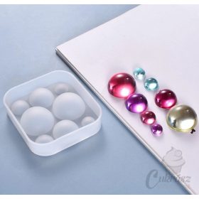 VZ szilikon forma félgömbök 8 üreg