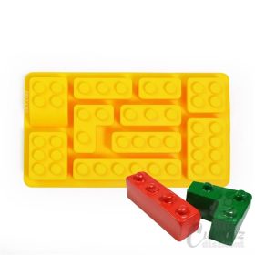 VZ szilikon forma lego többféle minta 10 üreges 8*14,5cm