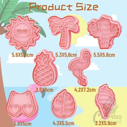 VZ kiszúró mintázó nyár 8db-os