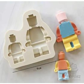 VZ szilikon forma lego figura 2 üreges