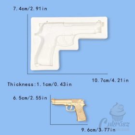 VZ szilikon forma pisztoly 10*7cm