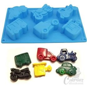 VZ szilikon forma járművek 6 üreg