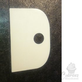   TH habkártya /37613/ téglalap kerekített lukas 14,8*9,9cm műa.