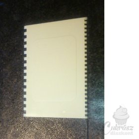 TH habkártya /37633/ téglalap fésűs 15*10cm műa.