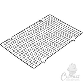 VZ sütőrács/gitterrács fekete 25*40cm