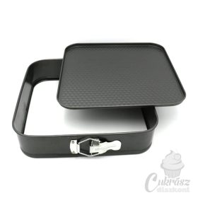 VZ kapcsos tortaforma négyzet tálcával 24cm