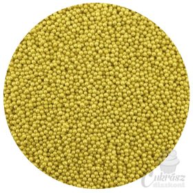 W dekorgyöngy puha arany 2mm 100g