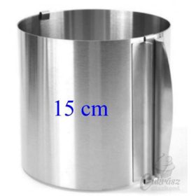 W tortaforma állítható kerek 15cm