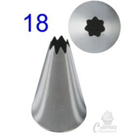 W csővég 18 csillag